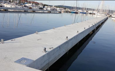 Sanacija gatova i rekonstrukcija obalnog pojasa u luci Biograd-lučki bazen Jaz